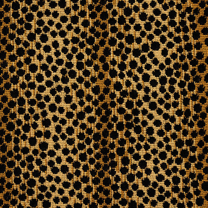 Schumacher Nakuru Linen Velvet Leopard Fabric Sample 64734