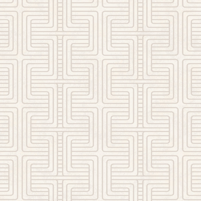 Schumacher Geo Tribe Pearl Wallpaper 6480