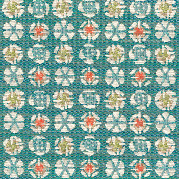 Brentano Memento Lagoon Fabric 6503-07