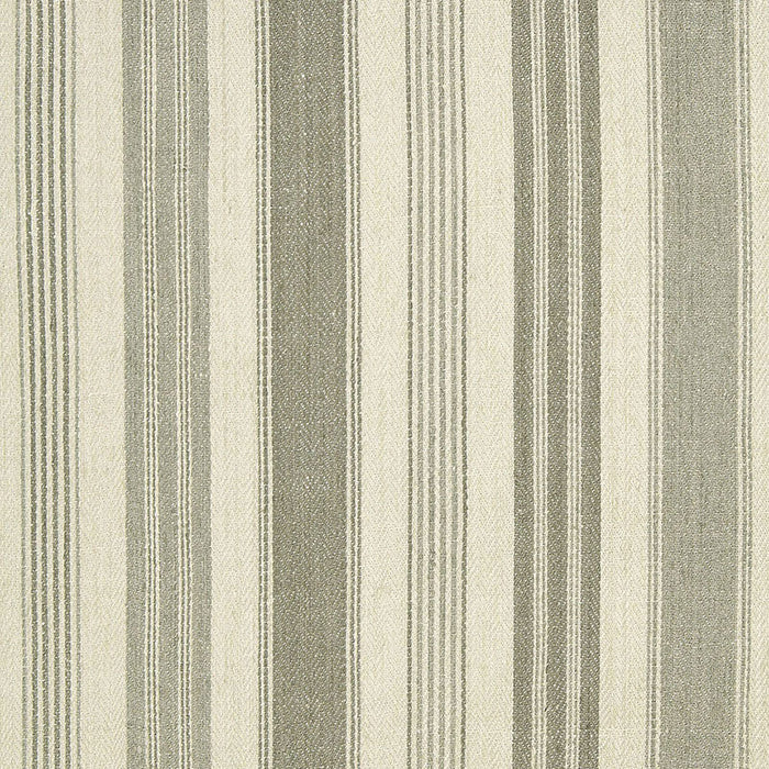 Schumacher Montauban Stripe Dove / Haze Fabric Sample 65170