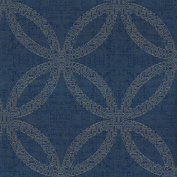 Brentano Courtyard Midnight Fabric 6527-07