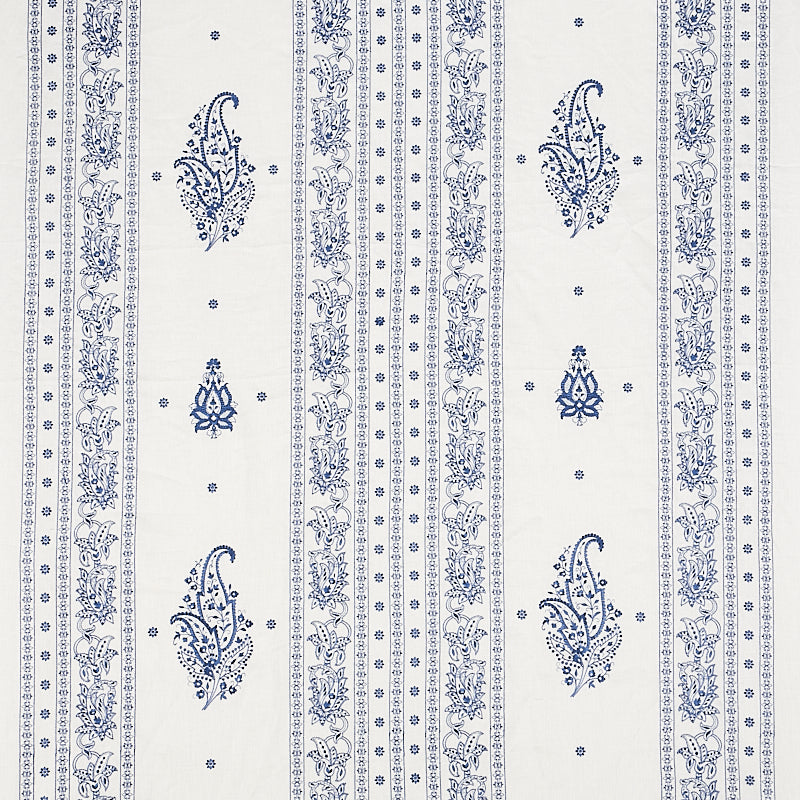 Schumacher Jaipur  Blue Fabric 65802