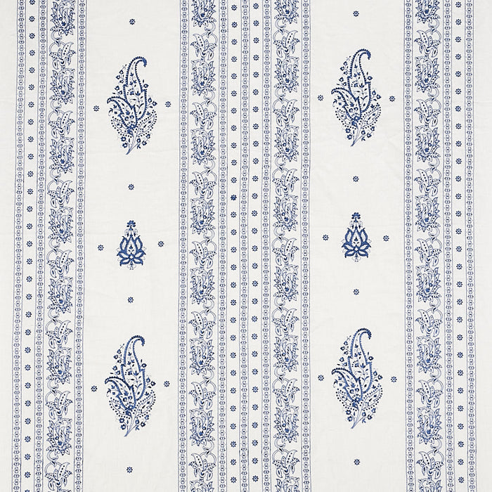 Schumacher Jaipur  Blue Fabric Sample 65802