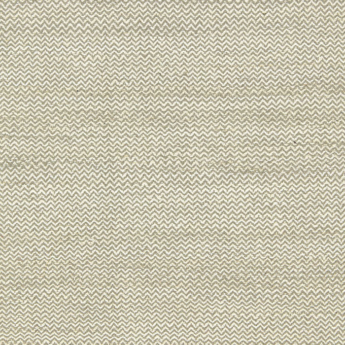 Schumacher Alhambra Weave Taupe / Ivory Fabric Sample 65832