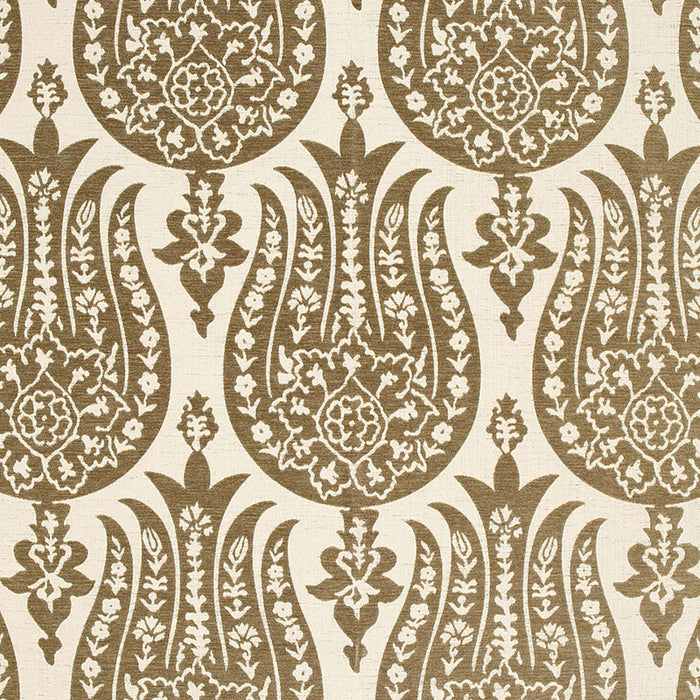 Schumacher Izmir Chenille Mocha Fabric 65860