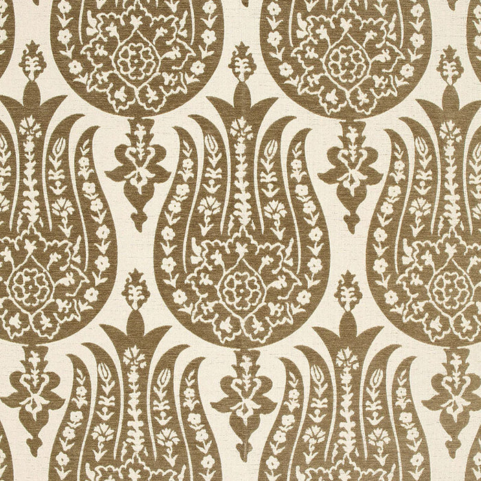 Schumacher Izmir Chenille Mocha Fabric Sample 65860