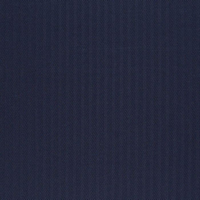 Schumacher Paloma Herringbone Navy Fabric Sample 65940