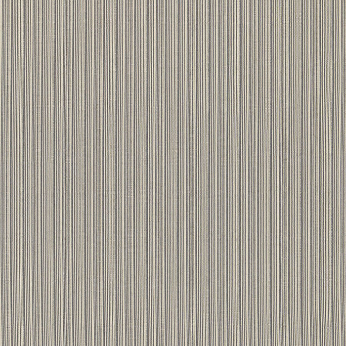 Schumacher Marbella Strie Oxford Grey Fabric Sample 65970