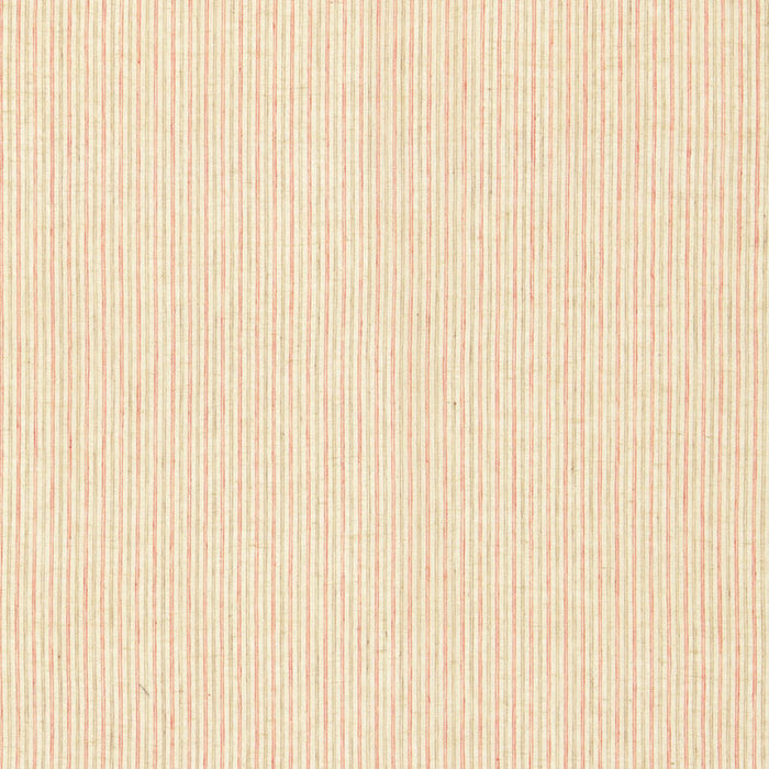 Schumacher Mackay Linen Stripe Red Earth Fabric 65990