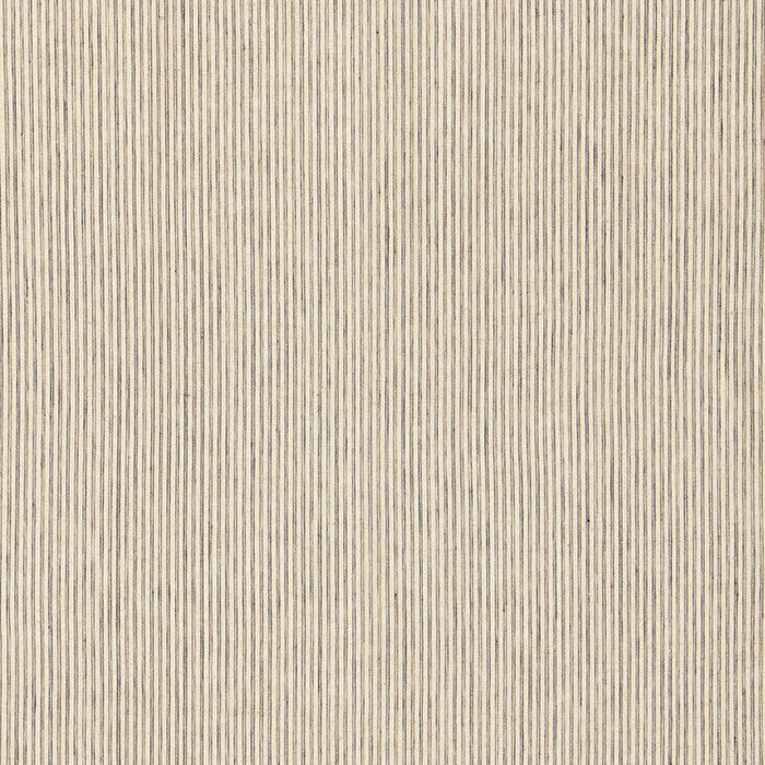 Schumacher Mackay Linen Stripe Ash Fabric Sample 65991