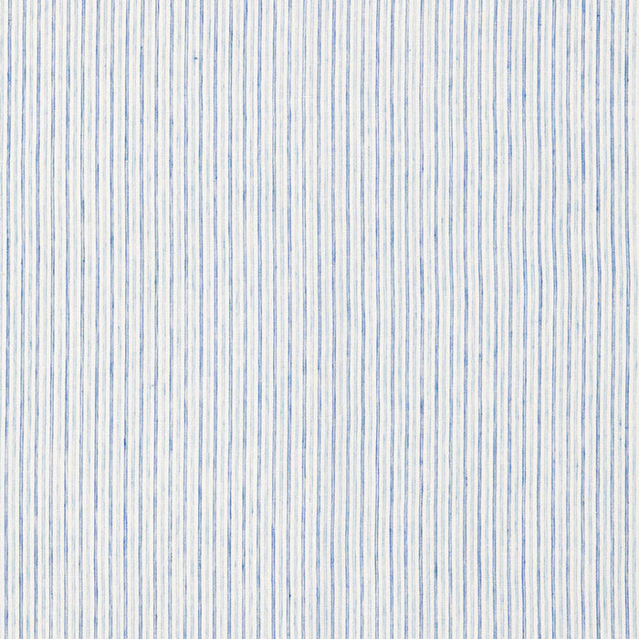 Schumacher Mackay Linen Stripe Sky Fabric Sample 65993