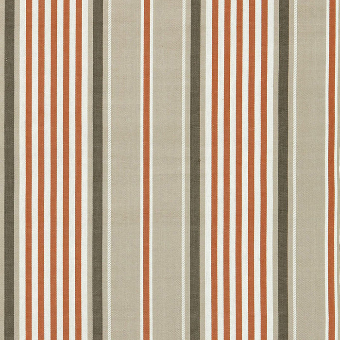 Schumacher Minzer Cotton Stripe Valencia Fabric 66010