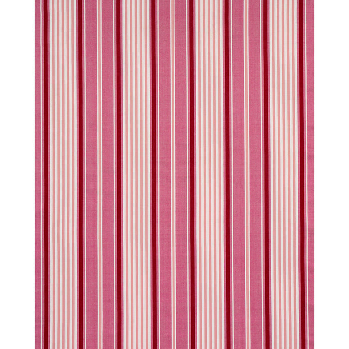 Schumacher Minzer Cotton Stripe Pink Fabric 66016