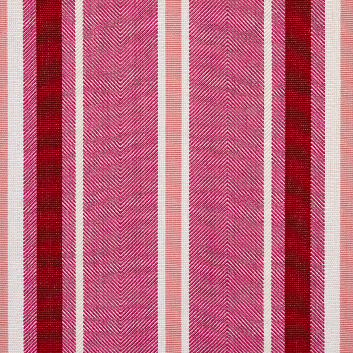 Schumacher Minzer Cotton Stripe Pink Fabric 66016