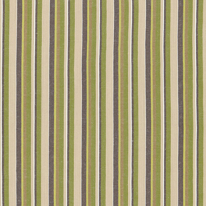 Schumacher Kiawah Stripe Vert Fabric 66031