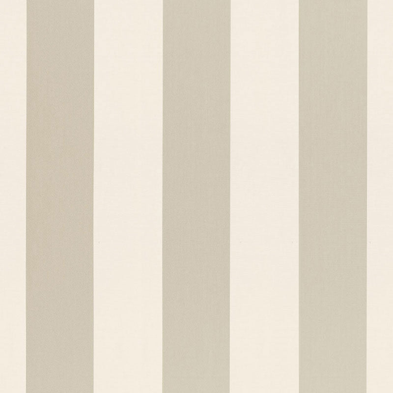 Schumacher Beaufort Awning Stripe Platinum Fabric 66040