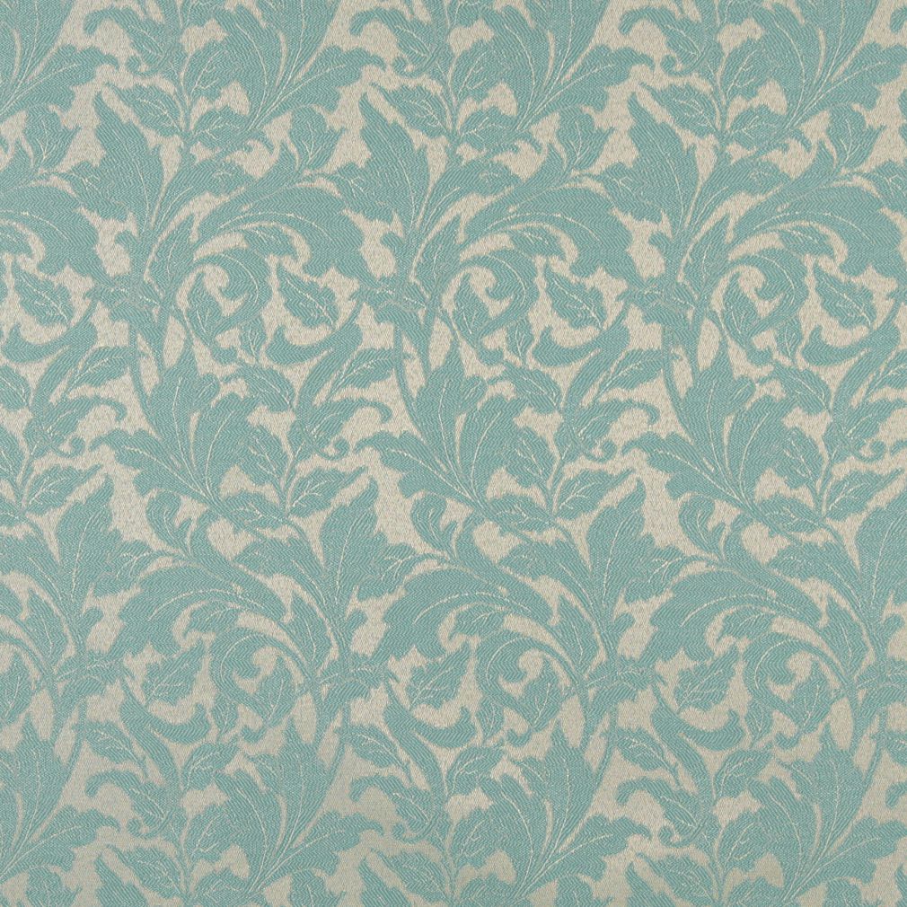 Charlotte Lagoon/leaf Fabric Sample 6604