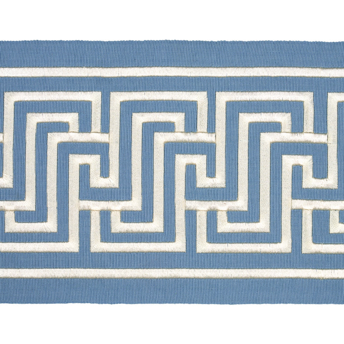 Schumacher Labyrinth Tape Sky Trim 66148