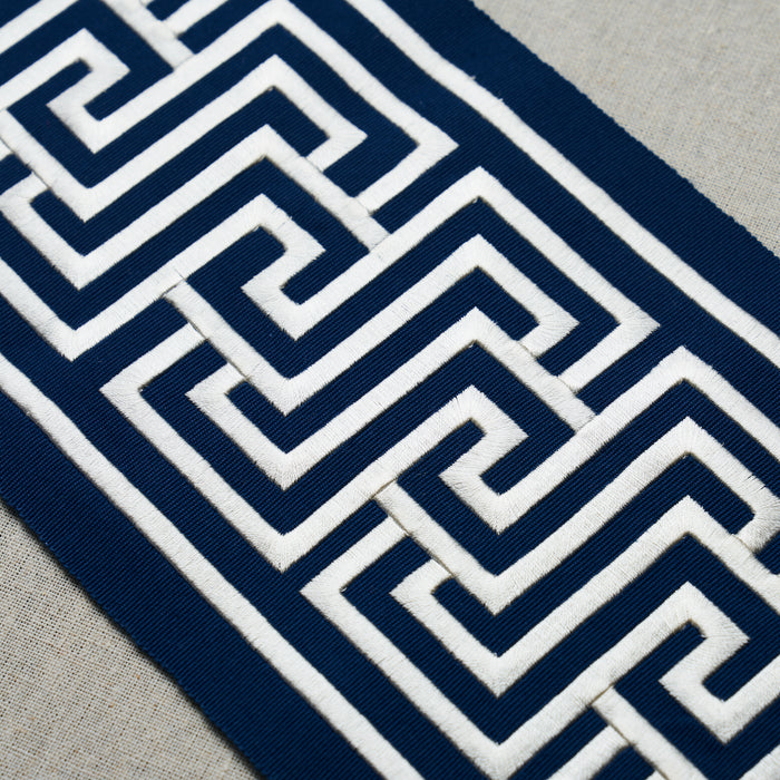 Schumacher Labyrinth Tape Navy Trim 66149