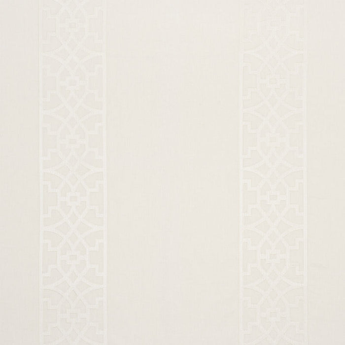 Schumacher Don'T Fret Ivory Fabric Sample 66185