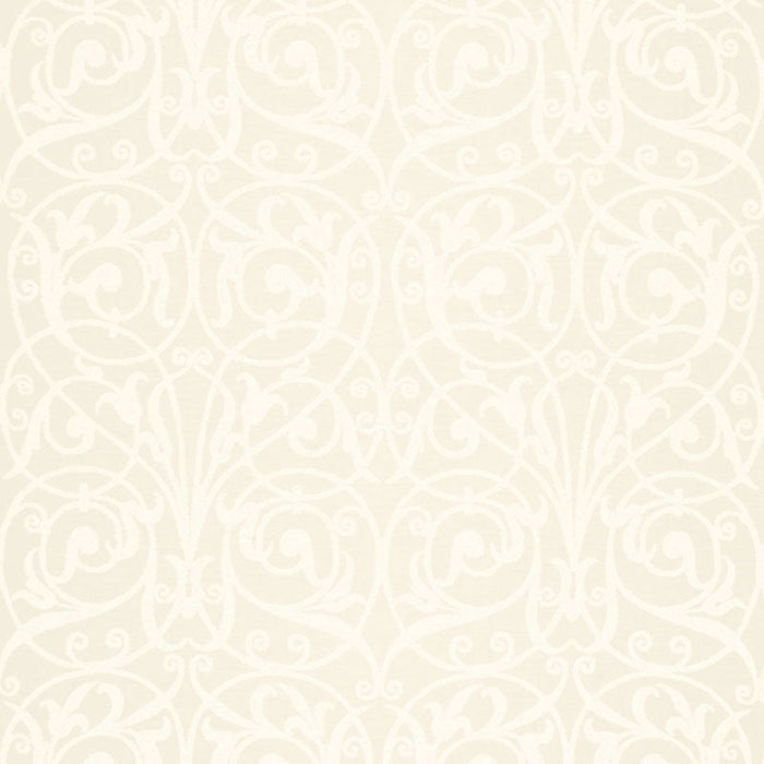 Schumacher Charleston Cotton Madras Natural Fabric Sample 66310