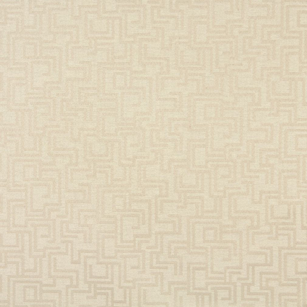 Charlotte Ivory/geometric Fabric Sample 6637