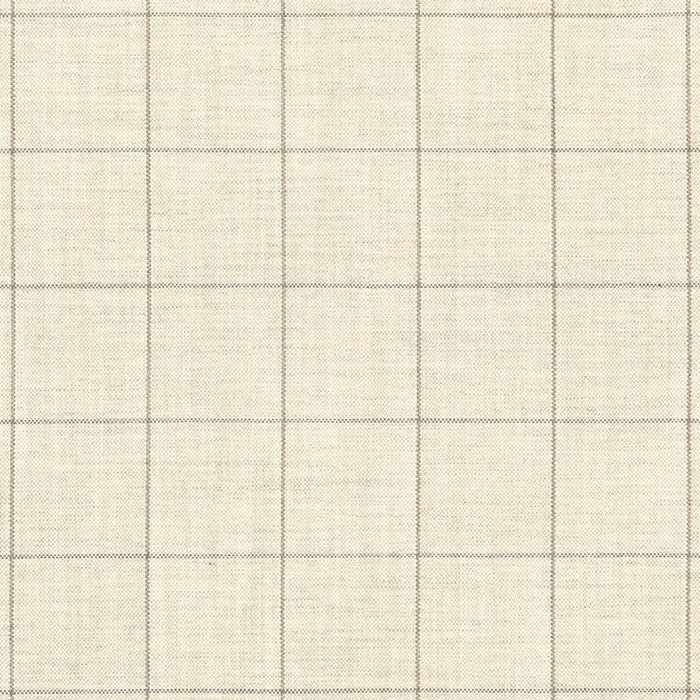 Schumacher Mellier Plaid Linen Fabric Sample 66450