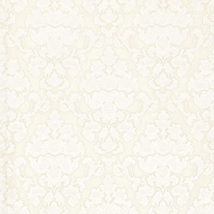 Schumacher Montalcino Applique Damask Champagne Fabric 66592