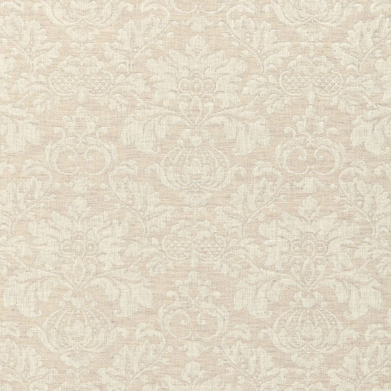 Schumacher Montisi Linen Damask Flax Fabric 66620