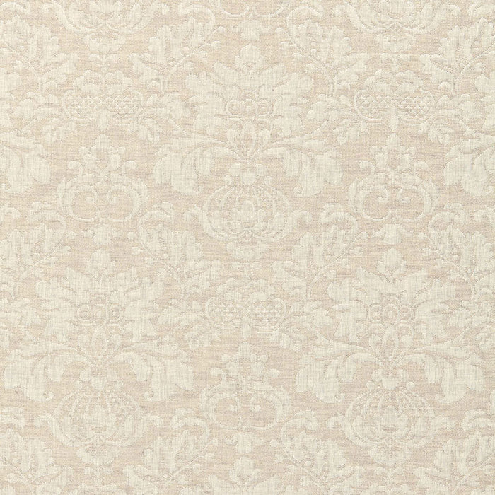 Schumacher Montisi Linen Damask Flax Fabric Sample 66620