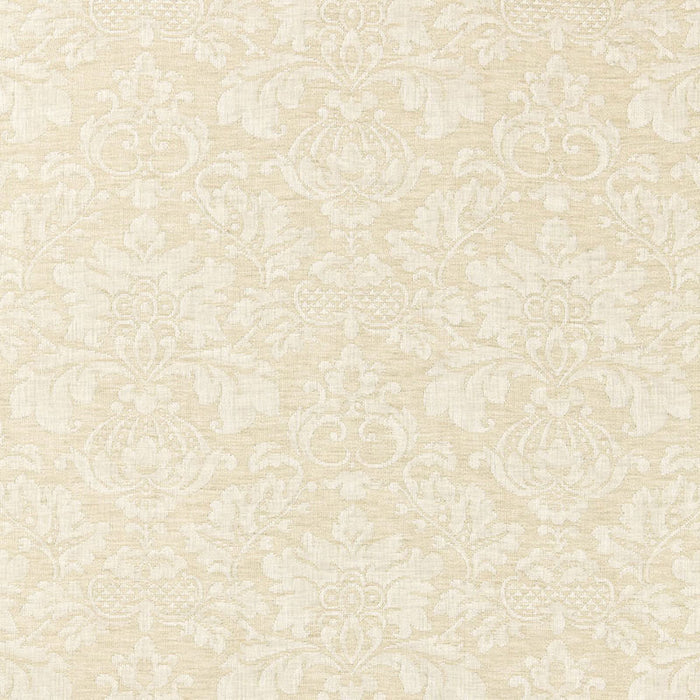 Schumacher Montisi Linen Damask Buttermilk Fabric 66621