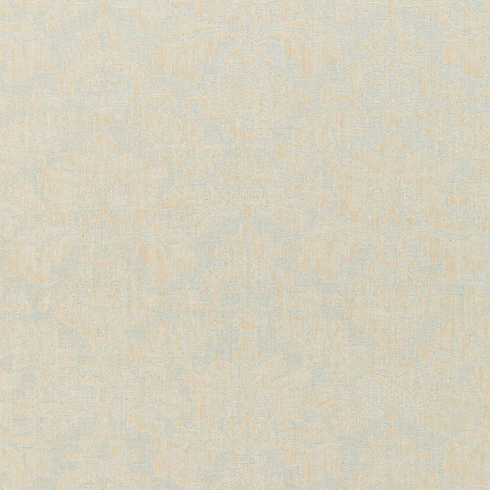 Schumacher Montisi Linen Damask Moonstone Fabric 66622