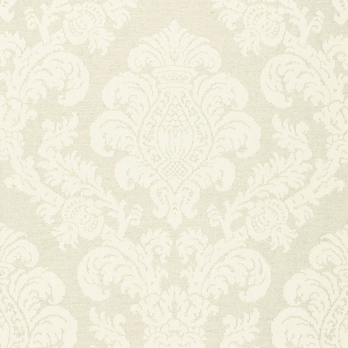 Schumacher Firenze Linen Damask Oat Fabric 66630