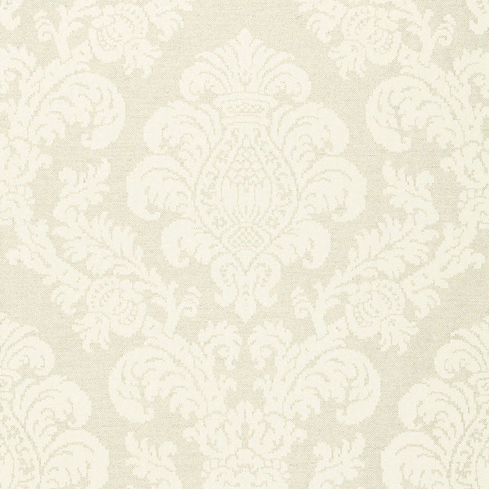 Schumacher Firenze Linen Damask Oat Fabric Sample 66630