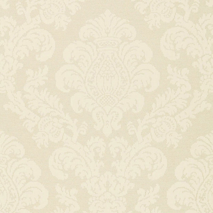 Schumacher Firenze Linen Damask Sesame Fabric 66632