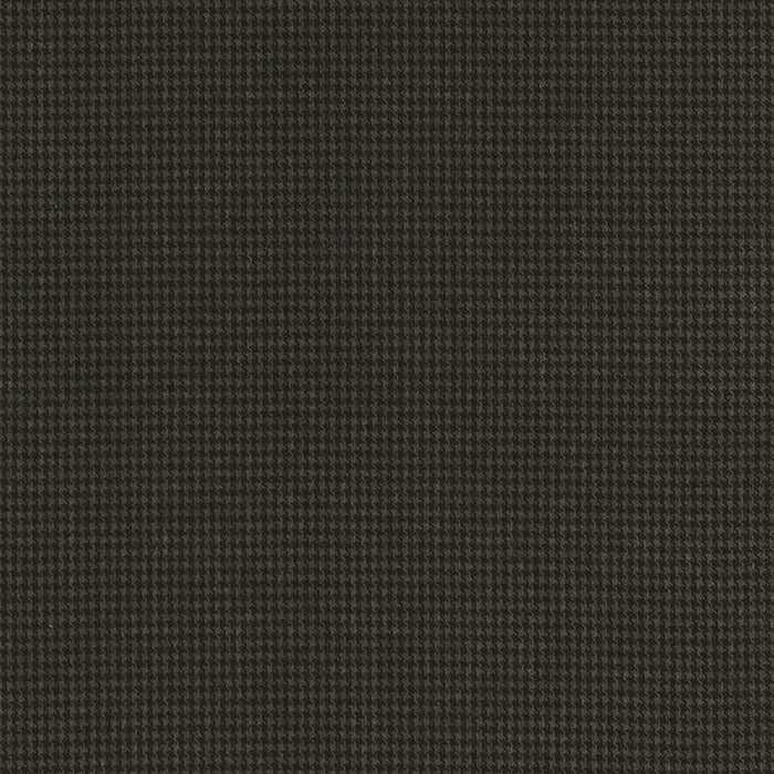 Schumacher Dillon Velvet Houndstooth Black Walnut Fabric Sample 66740