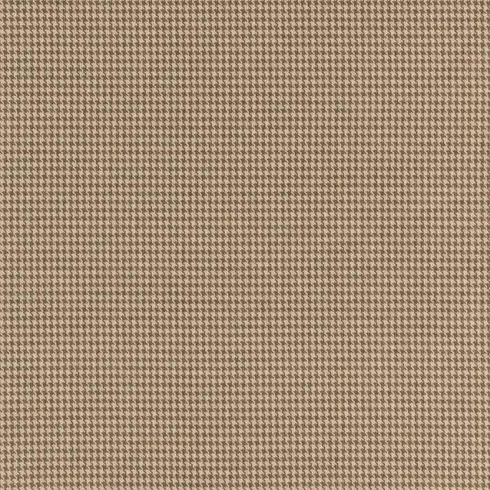 Schumacher Dillon Velvet Houndstooth Antelope Fabric Sample 66742