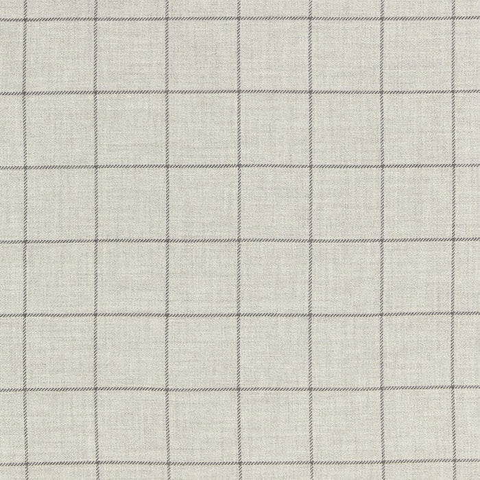 Schumacher Bancroft Wool Plaid Fog Fabric Sample 66772