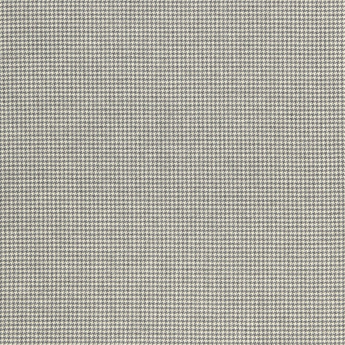 Schumacher Huston Wool Houndstooth Oxford Grey Fabric 66782