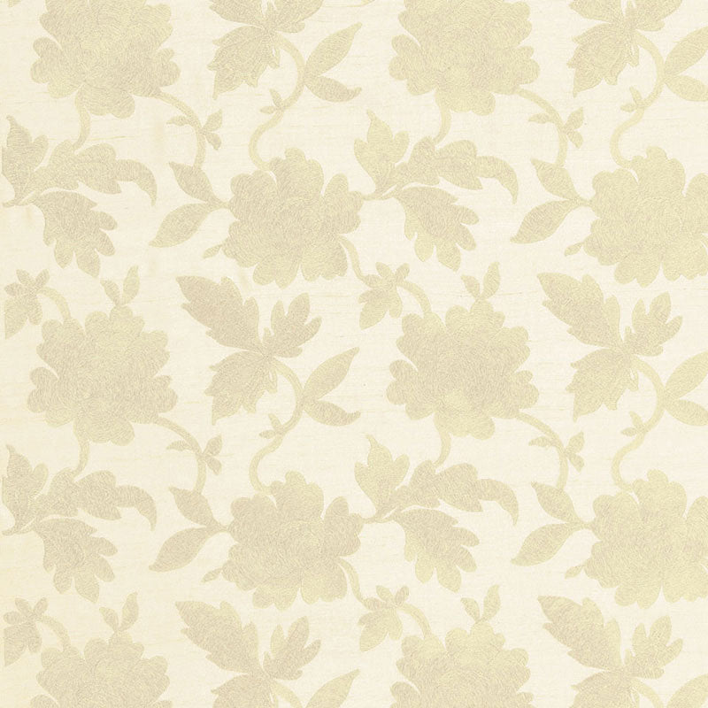 Schumacher Moon Garden Champagne Fabric 66851