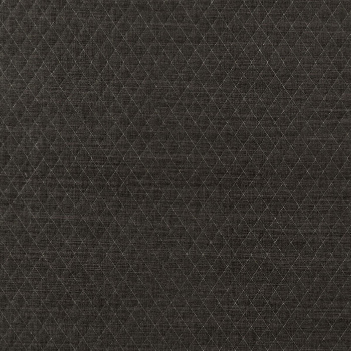 Schumacher Paley Quilted Velvet Smoke Fabric 66920