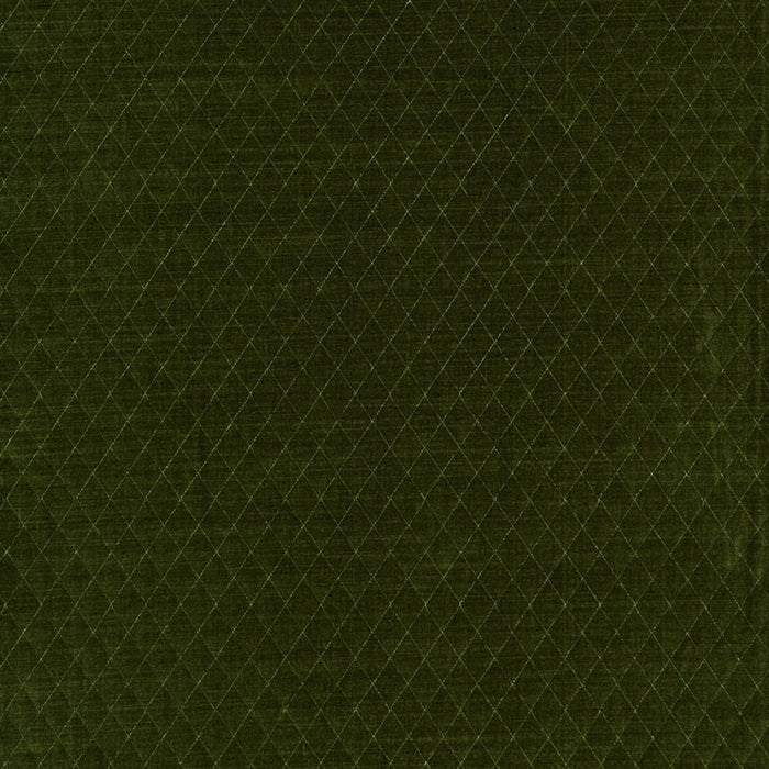 Schumacher Paley Quilted Velvet Loden Fabric 66923