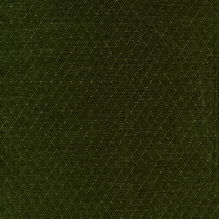 Schumacher Paley Quilted Velvet Loden Fabric Sample 66923