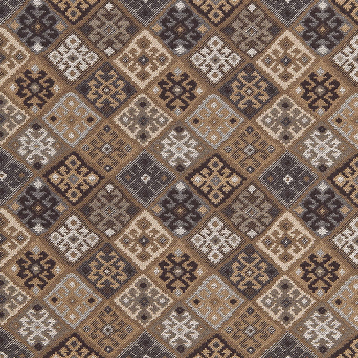 Schumacher Kilim Weave Buckskin Fabric 67140