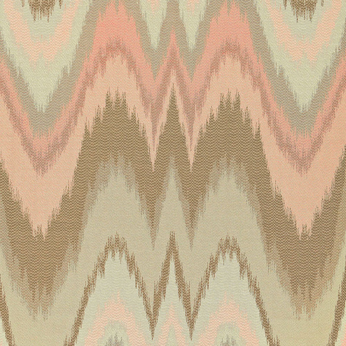 Schumacher Bargello Blush Conch Fabric Sample 67171