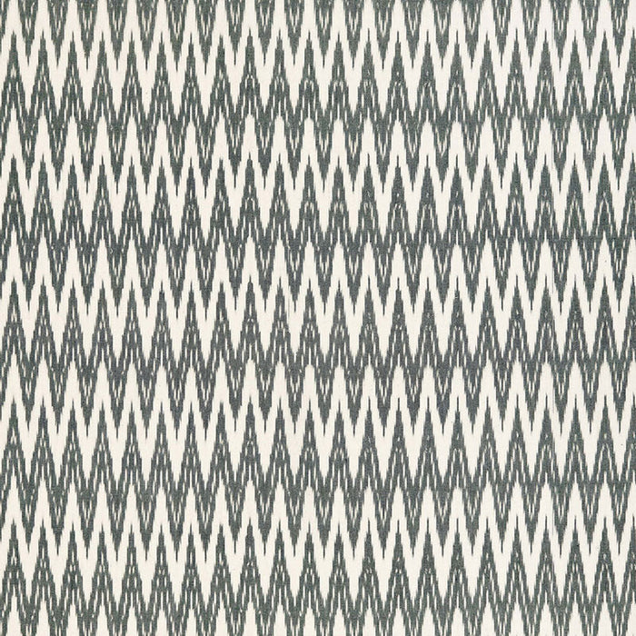 Schumacher Kilimanjaro Ikat Charcoal Fabric Sample 67490