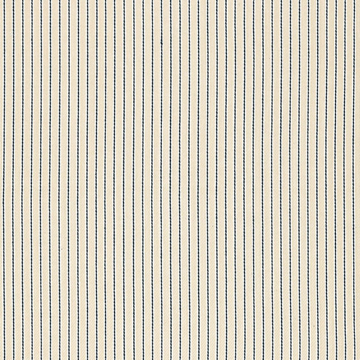 Schumacher Rain Shadow Stripe Indigo Fabric Sample 67502