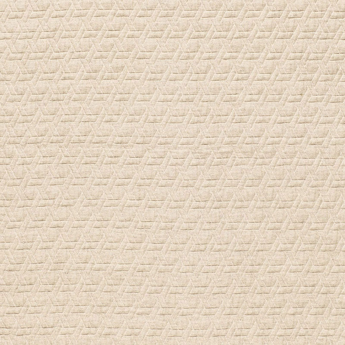 Schumacher Mesa Matelasse Oat Fabric Sample 67551