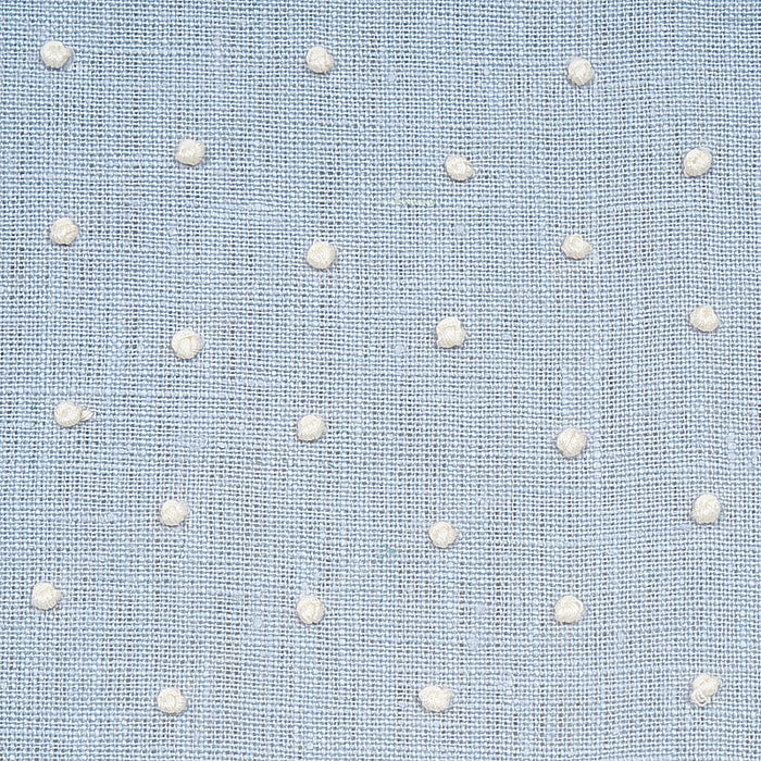 Schumacher Pebble Embroidery Sky Fabric 67981