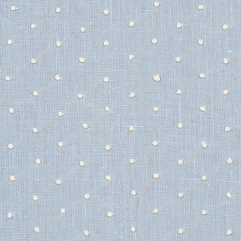 Schumacher Pebble Embroidery Sky Fabric 67981